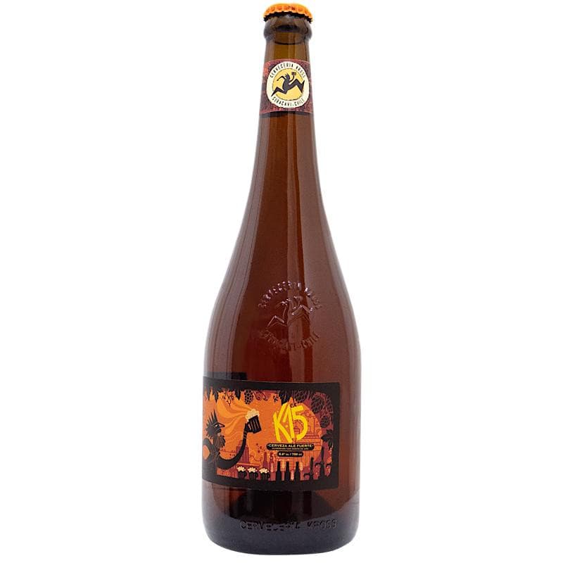 Imagen de CERVEZA KROSS EXPERIMENTAL K15 ALE FUERTE 8.6° 750CC BOTELLA