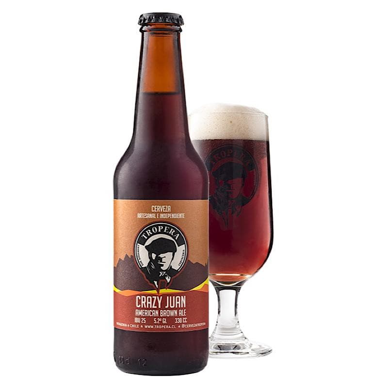 Imagen de CERVEZA ARTESANAL TROPERA CRAZY JUAN 5.2 330CC