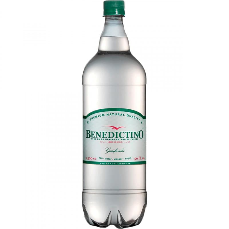 Imagen de AGUA PURA BENEDICTINO CON GAS 1500CC