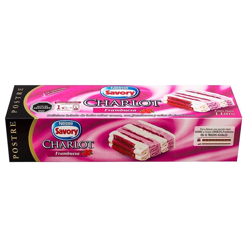 Imagen de HELADO CHARLOT FRAMBUESA SAVORY 1 LT.