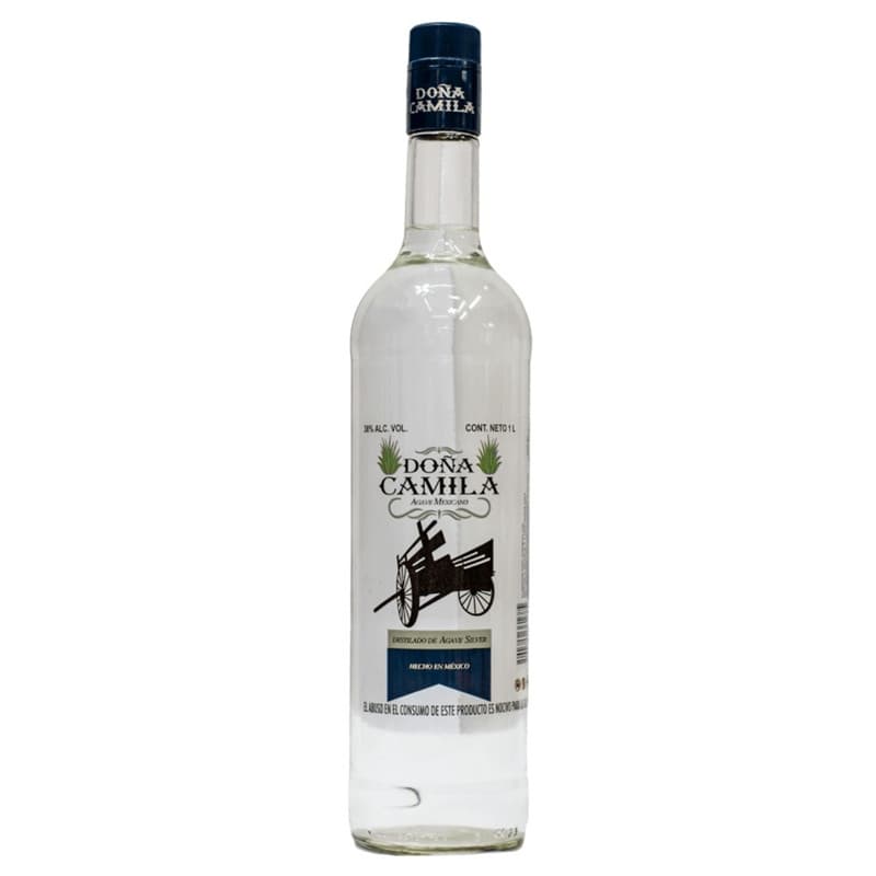 Imagen de TEQUILA DESTILADO DE AGAVE DOÑA CAMILA BLANCO 1000CC