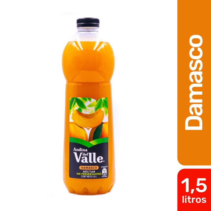Imagen de NECTAR ANDINA DAMASCO 1500CC DESECHABLE