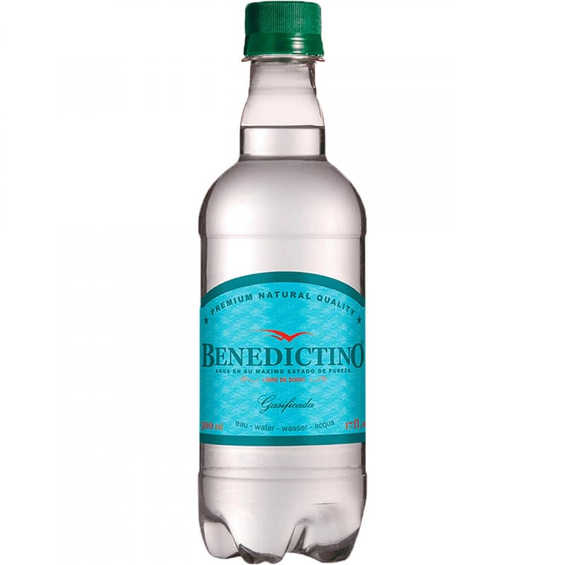 Imagen de AGUA PURA BENEDICTINO CON GAS 500CC