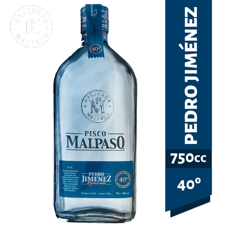 Imagen de PISCO MAL PASO PEDRO JIMENEZ 40° 750CC