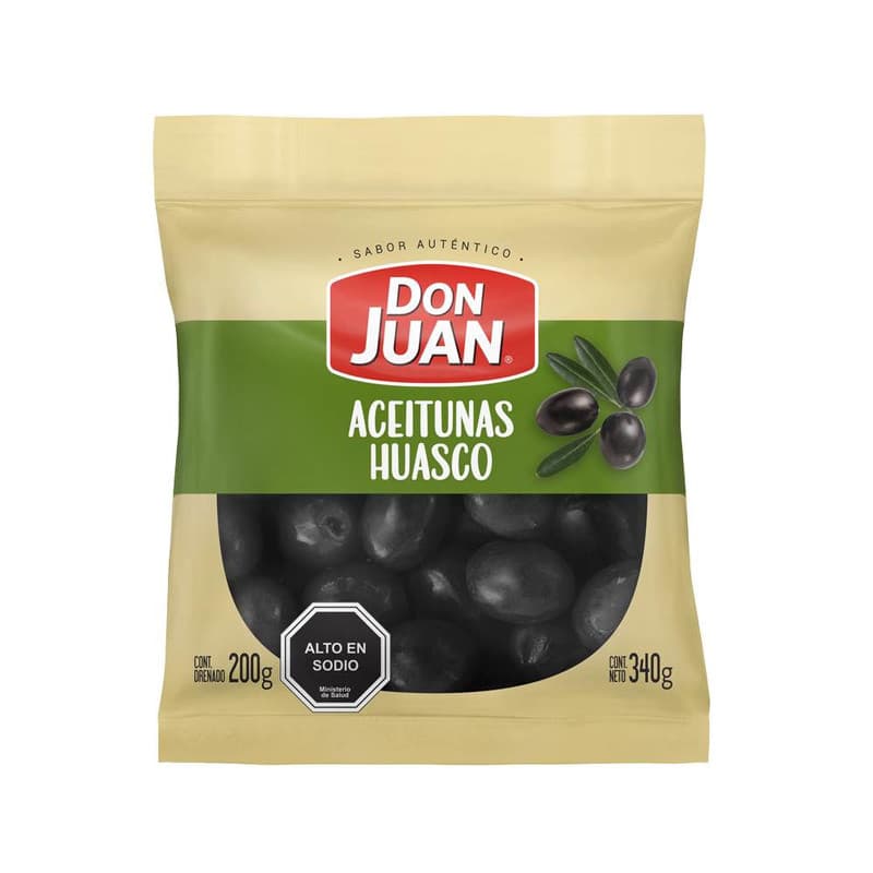 Imagen de ACEITUNAS HUASCO DON JUAN 200GR