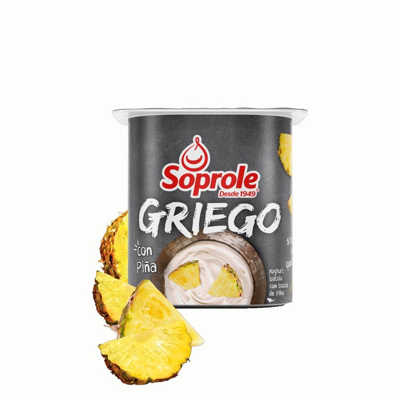 Imagen de YOGHURT SOPROLE GRIEGO CON TROZOS DE PIÑA 120GR