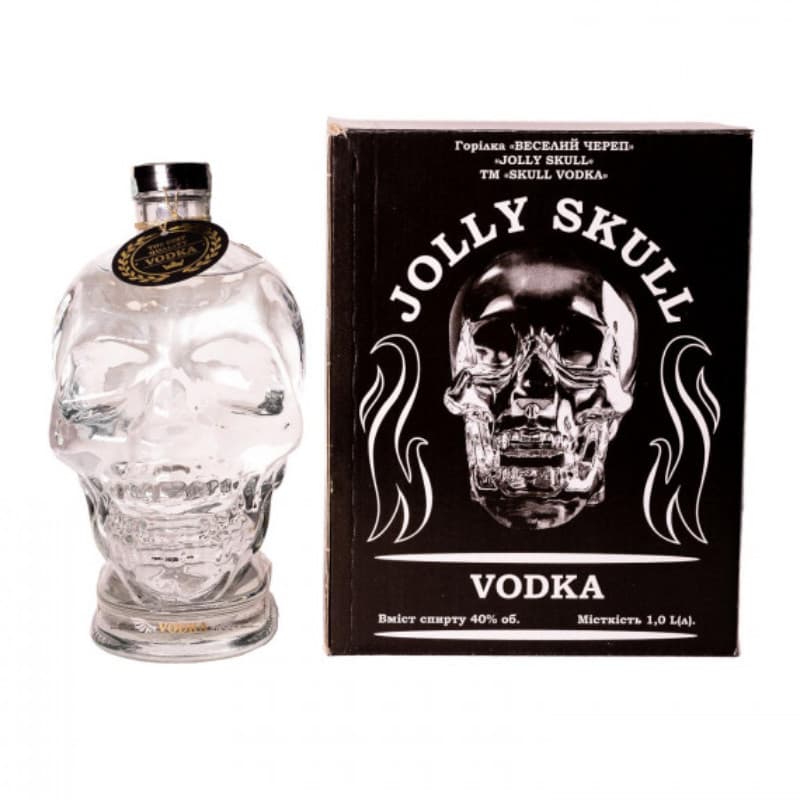 Imagen de VODKA PREMIUM JOLLY SKULL LIGHT 1000CC
