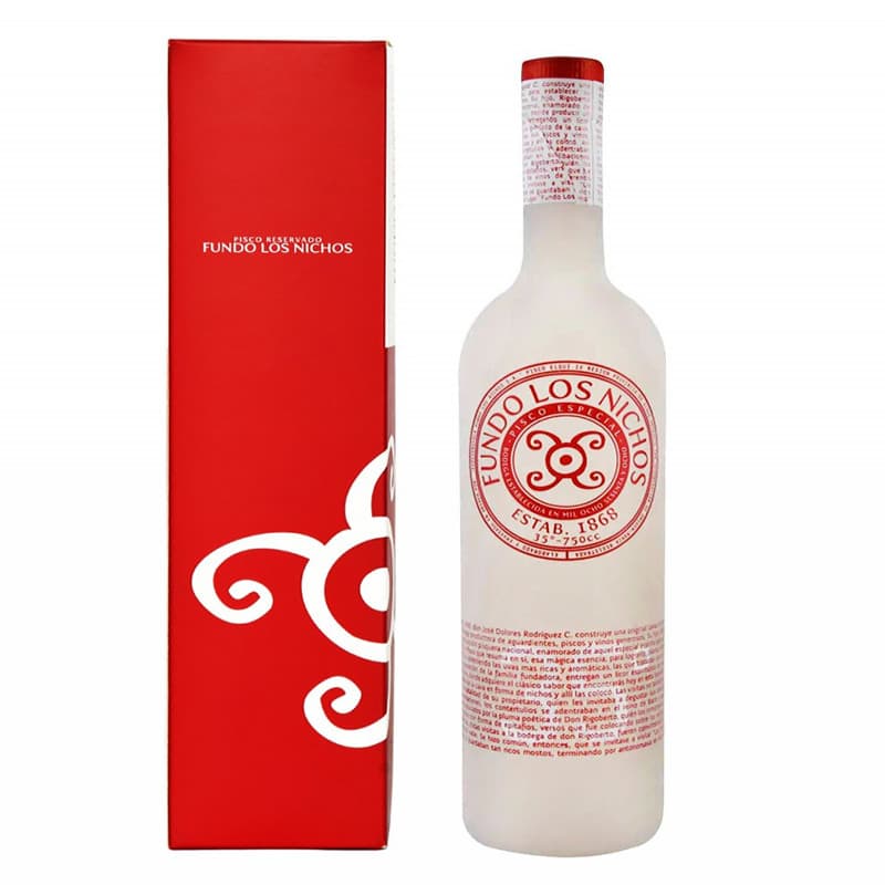 Imagen de PISCO FUNDO LOS NICHOS ESPECIAL 35° 750CC