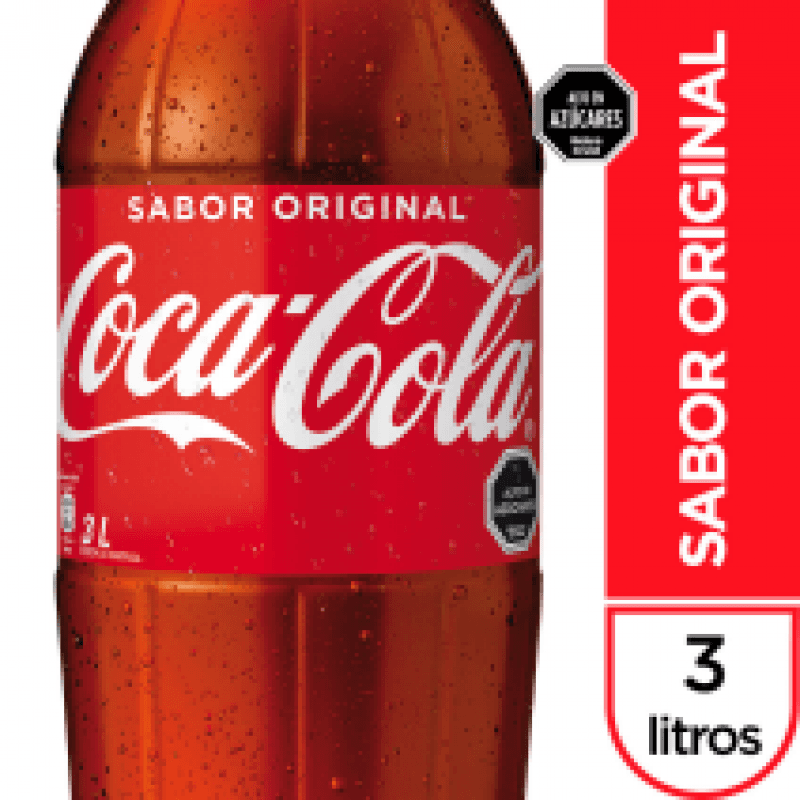Miniatura 2 de BEBIDA COCA COLA 3000CC DESECHABLE