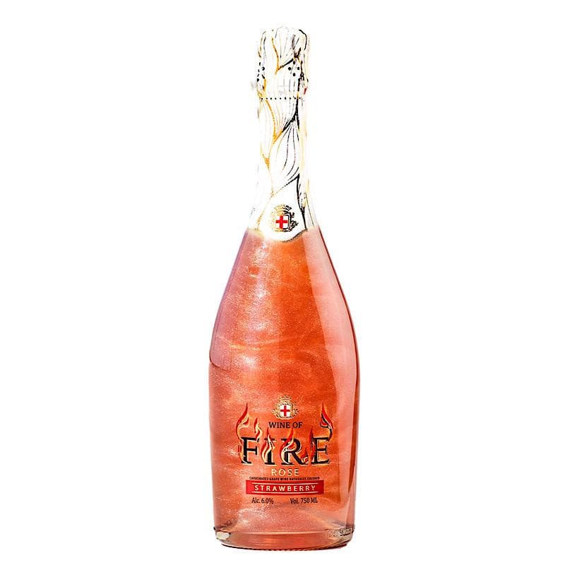 Imagen de ESPUMANTE WINE OF FIRE ROSE 6° 750CC