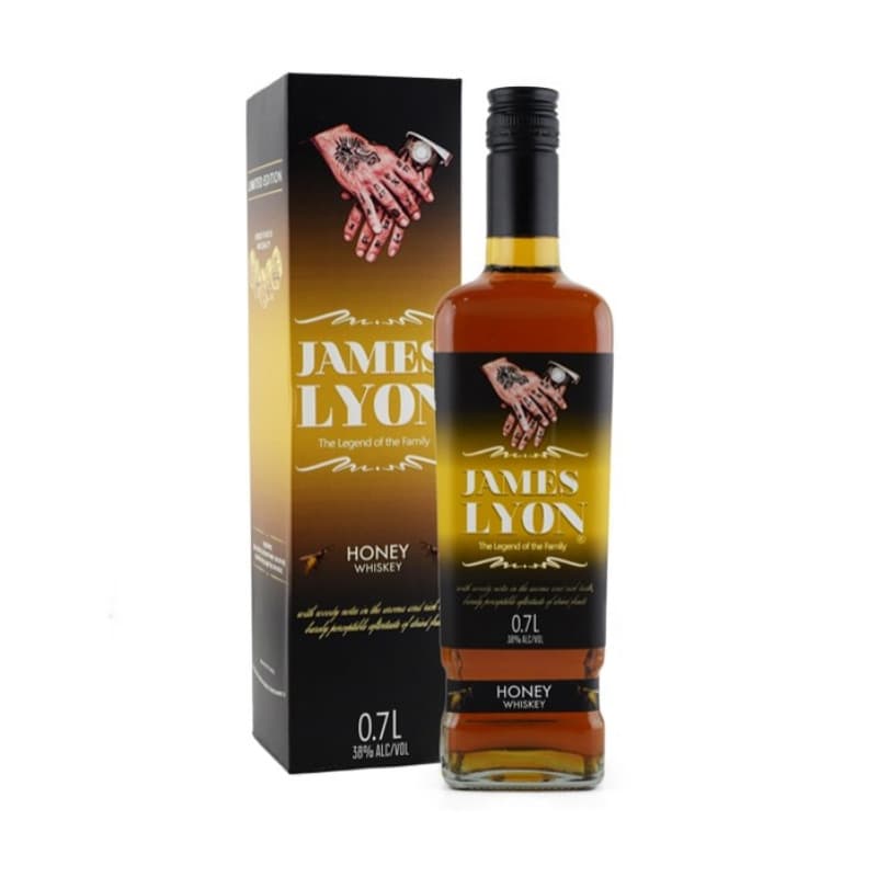 Imagen de WHISKY JAMES LYON HONEY 38° 700CC
