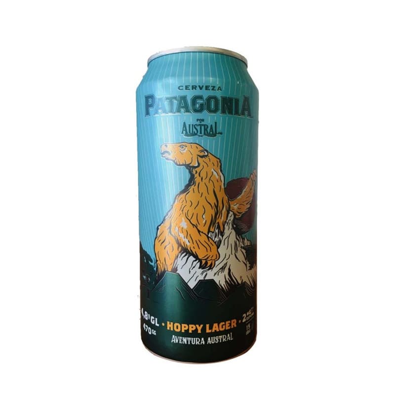 Imagen de CERVEZA AUSTRAL PATAGONIA HOPPY LAGER 470CC LATA