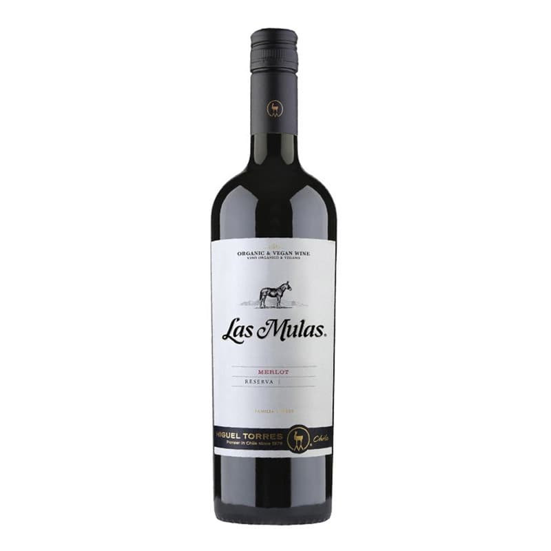 Imagen de VINO LAS MULAS MERLOT 750CC