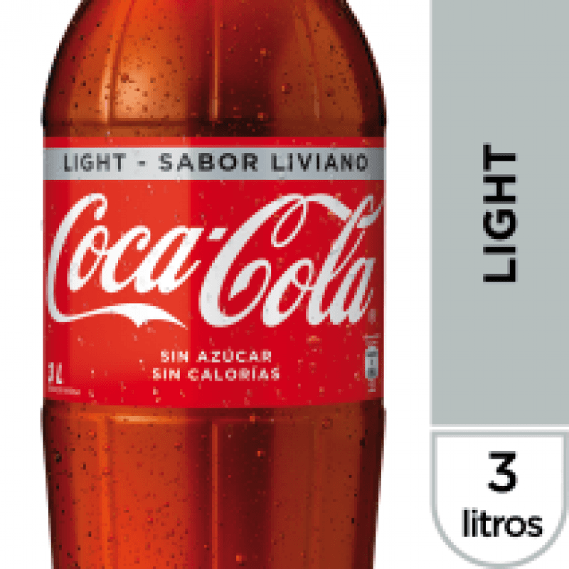 Miniatura 2 de BEBIDA COCA COLA LIGHT 3000CC DESECHABLE