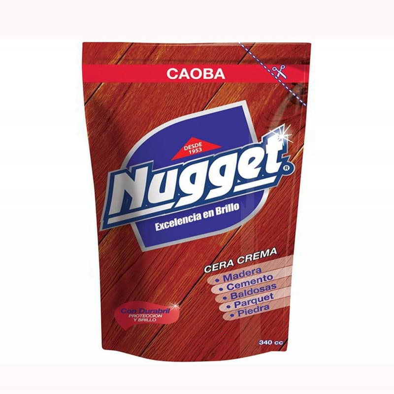 Imagen de CERA NUGGET CREMA CAOBA DOYPACK 340CC