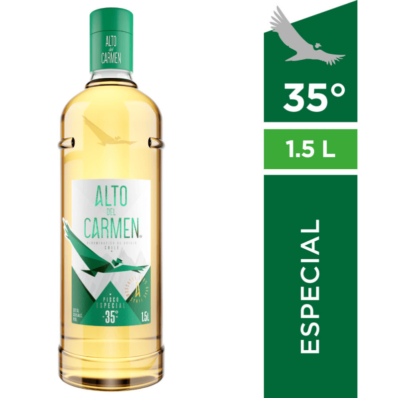 Imagen de PISCO ALTO DEL CARMEN 35° 1500CC