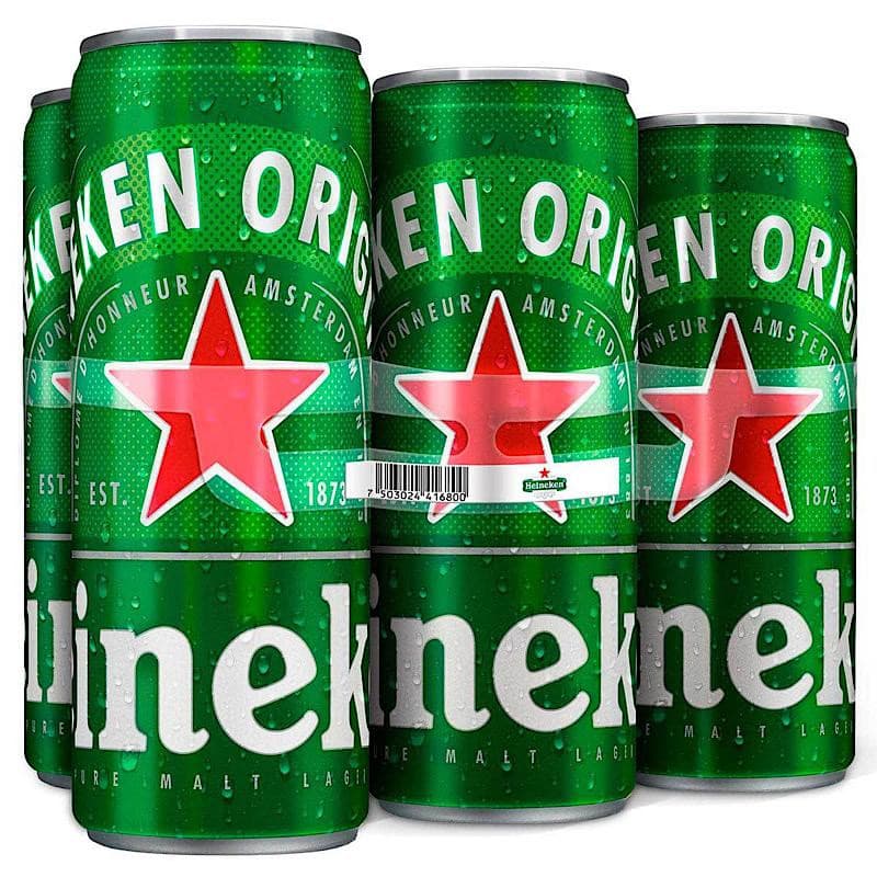Imagen de CERVEZA HEINEKEN SIX PACK 470CC LATA