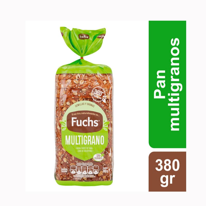 Imagen de PAN INTEGRAL FUCHS MULTIGRANO 380GR