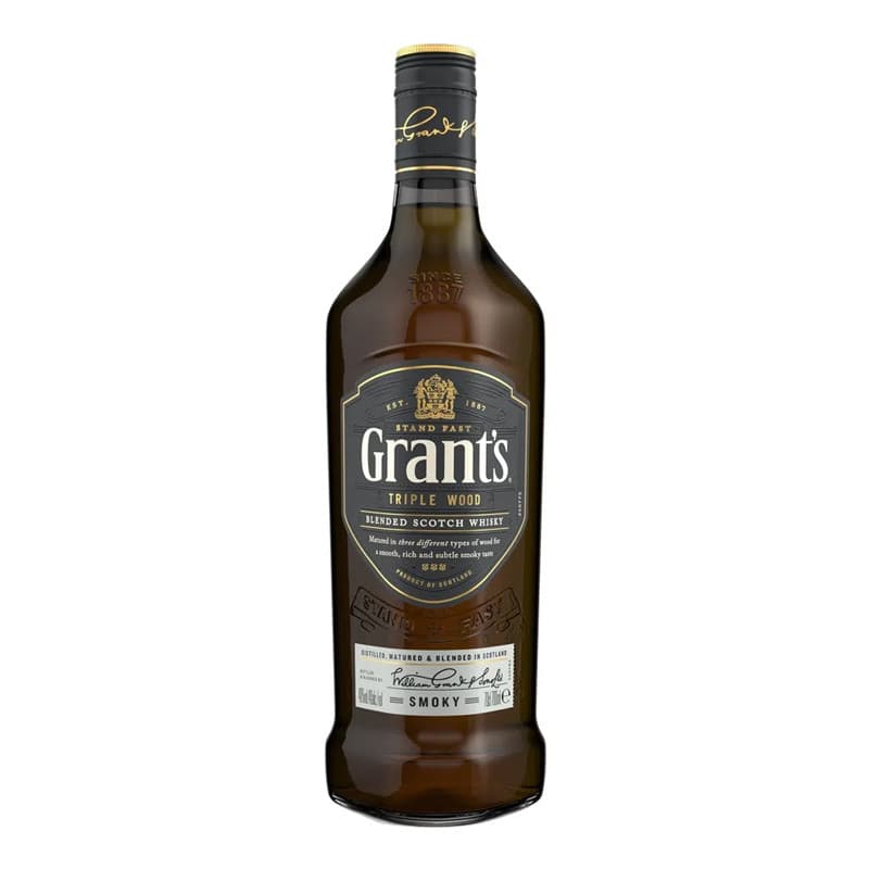 Imagen de WHISKY GRANTS TRIPLE WOOD SMOKY 40ª 750CC