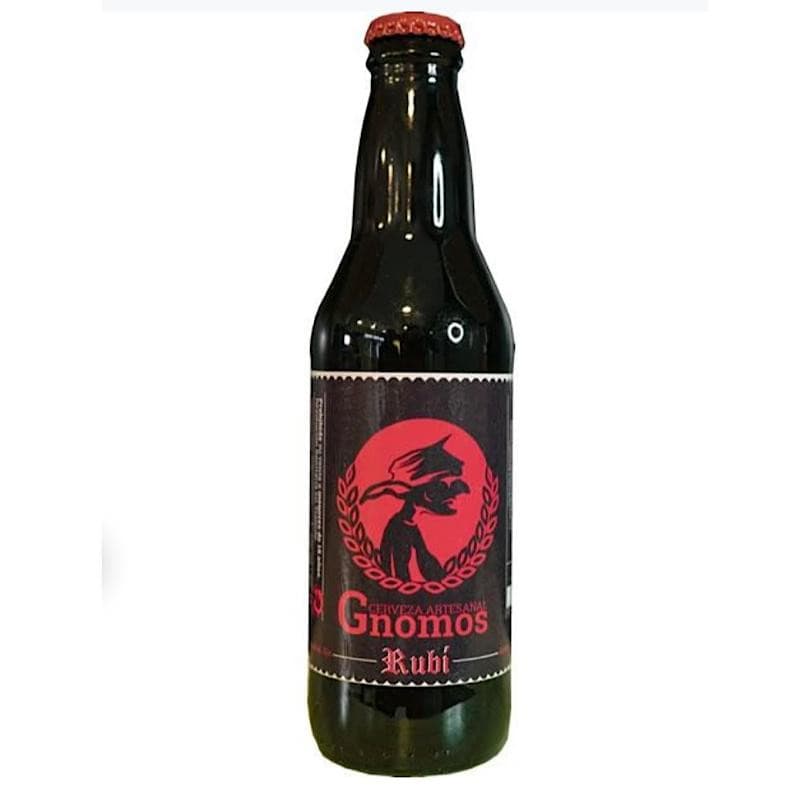 Imagen de CERVEZA ARTESANAL GNOMOS RUBI 330CC