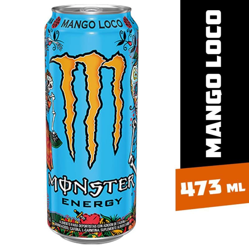 Miniatura 2 de BEBIDA ENERGIZANTE MONSTER ENERGY MANGO LOCO 473CC