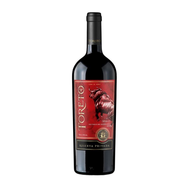 Imagen de VINO TORETO RESERVA PRIVADA MERLOT 750CC