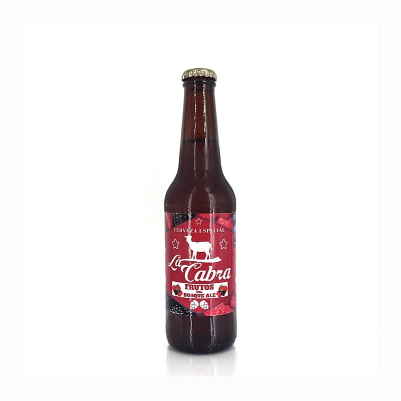 Imagen de CERVEZA ARTESANAL LA CABRA FRUTOS DEL BOSQUE ALE 330CC