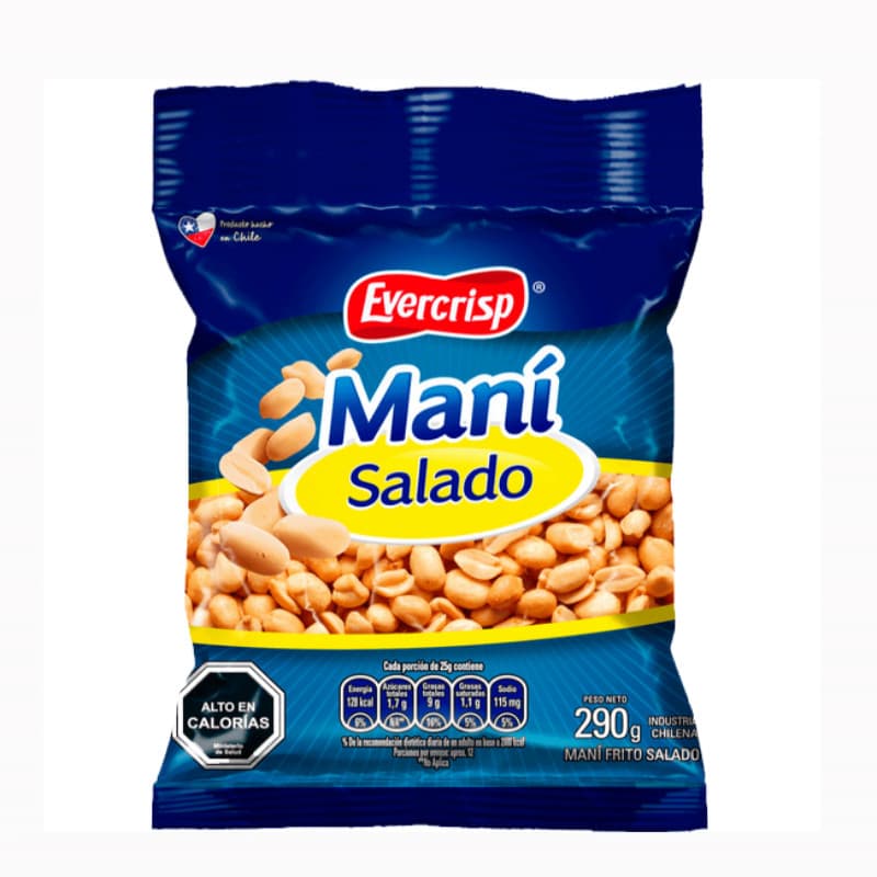 Imagen de MANI EVERCRISP SALADOS 290GR