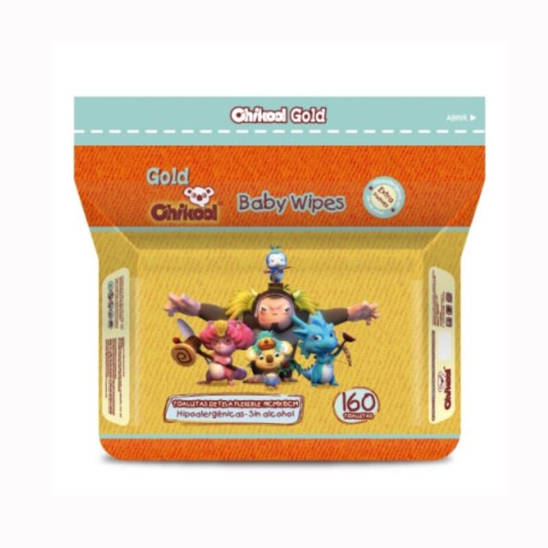 Imagen de TOALLAS HUMEDAS CHIKOOL 160UNIDADES BABY WIPES