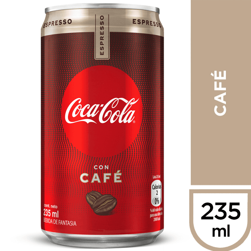 Imagen de BEBIDA COCA COLA CAFE 235CC LATA