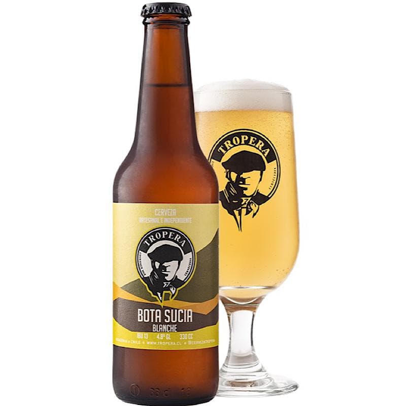 Imagen de CERVEZA ARTESANAL TROPERA BOTA SUCIA BLANCHE 4.8° 330CC
