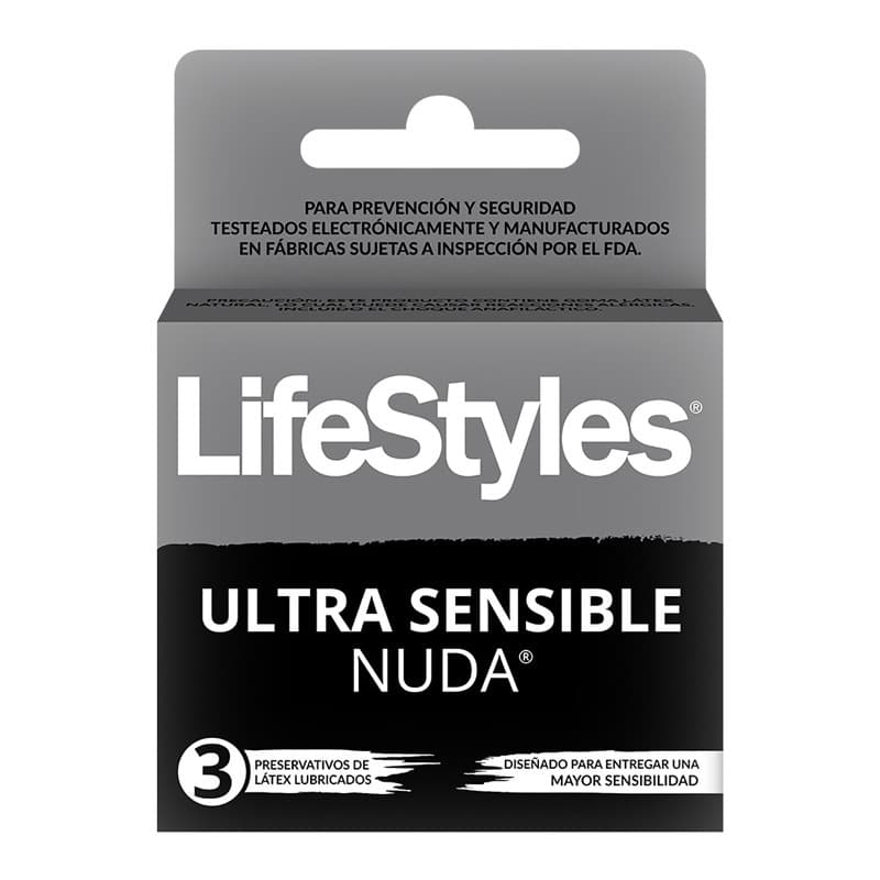 Imagen de PRESERVATIVO LIFESTYLES NUDA 3U