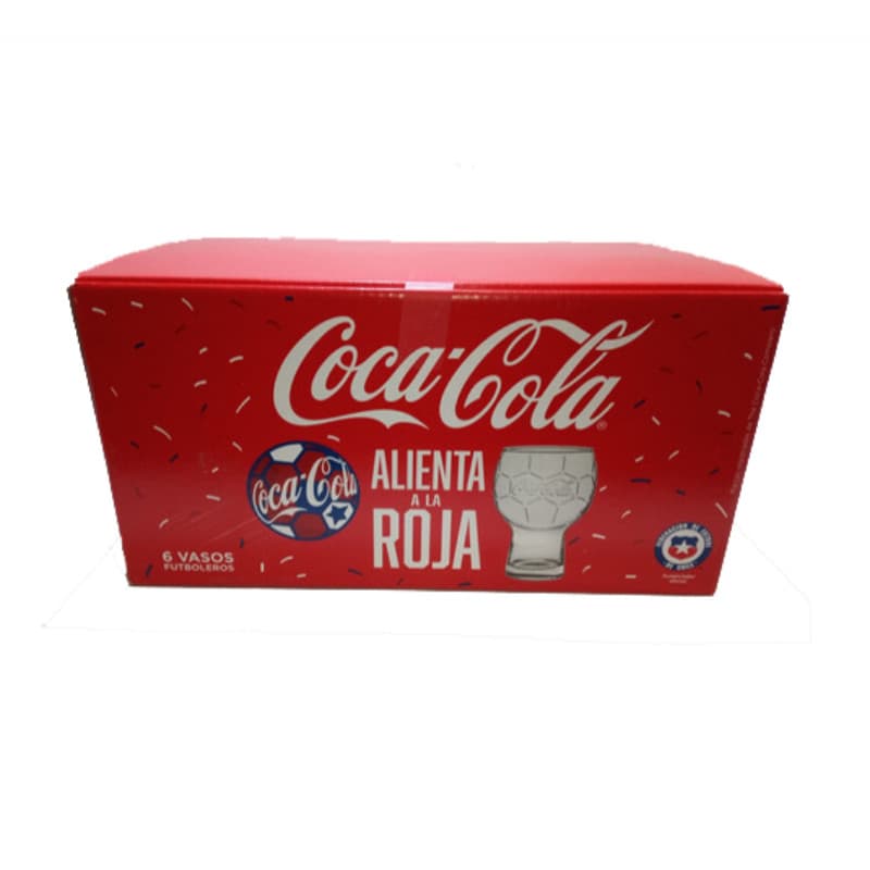 Imagen de VASOS COCA COLA ALIENTA A LA ROJA