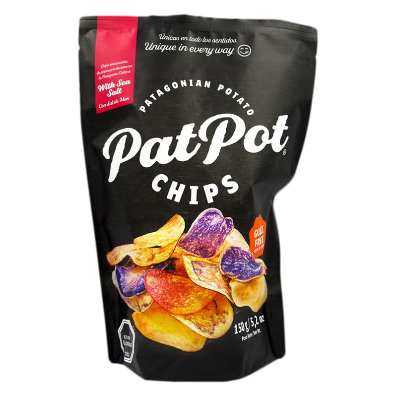 Imagen de PAPAS FRITAS ARTESANALES PAT POT CHIPS 150GR