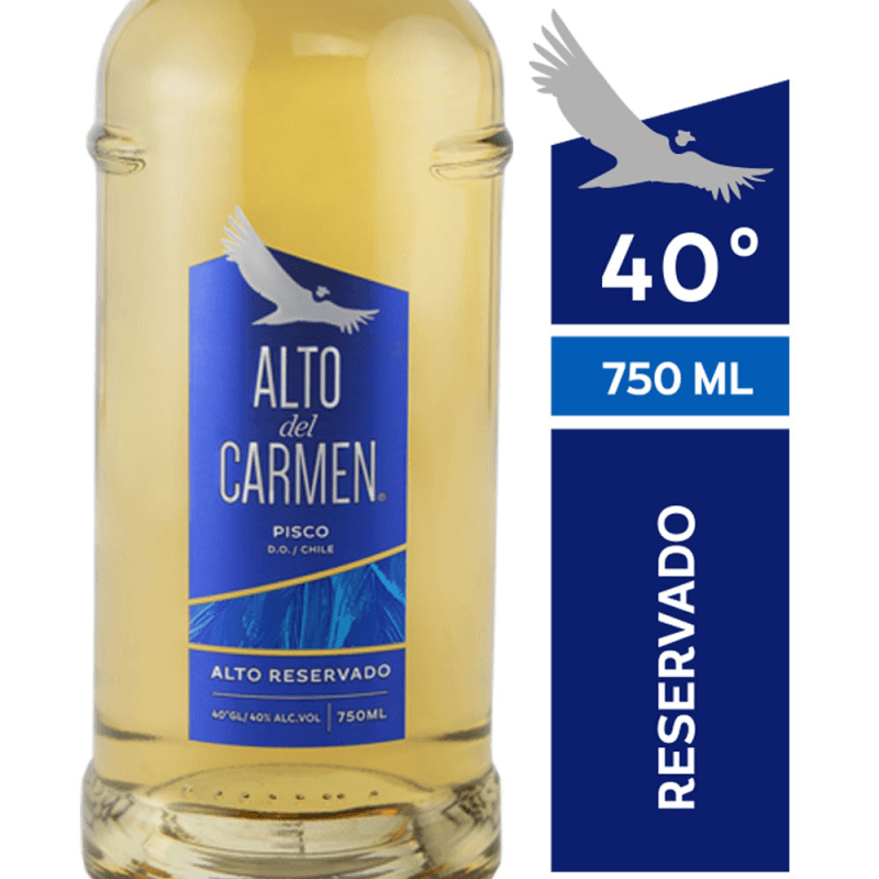 Imagen de PISCO ALTO DEL CARMEN 40º RESERVADO 750CC