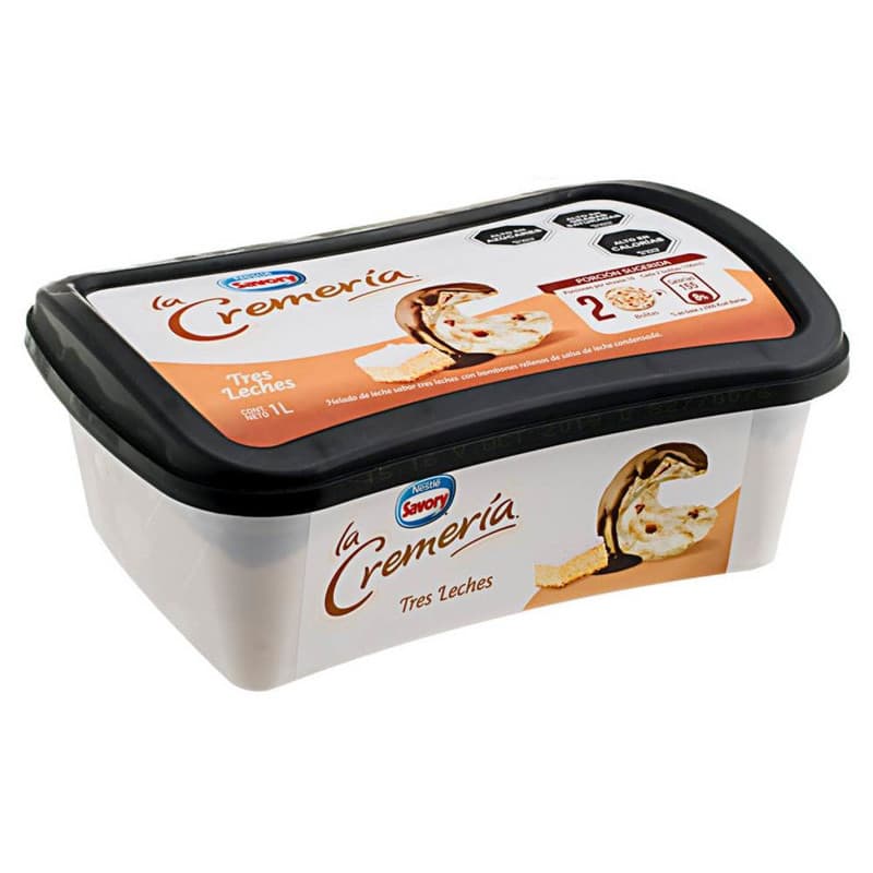 Imagen de HELADO SAVORY LA CREMERIA TRES LECHES 1 LT