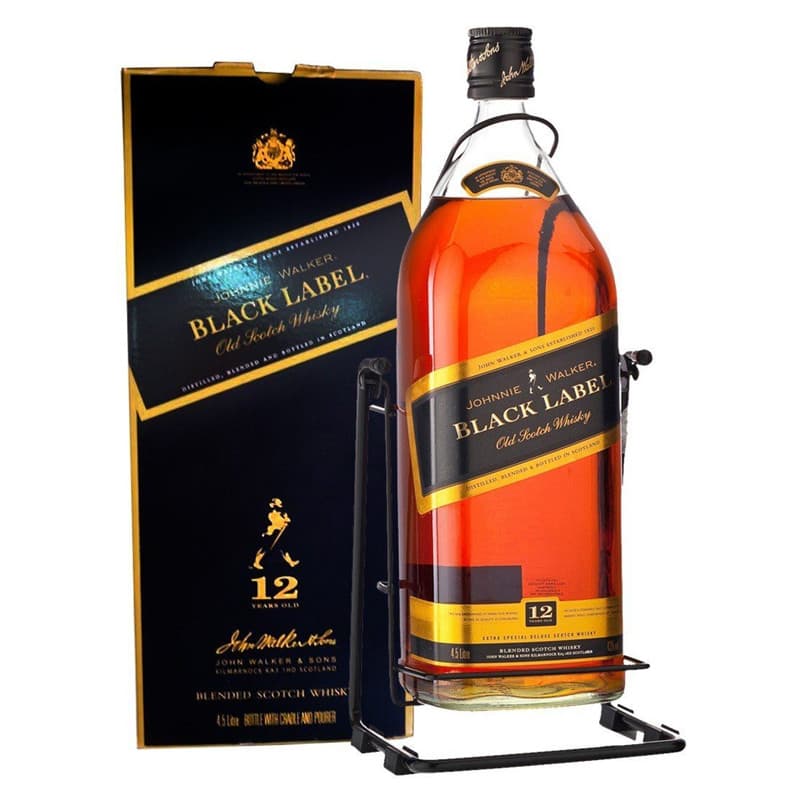 Imagen de WHISKY JOHNNIE WALKER BLACK LABEL 4500CC