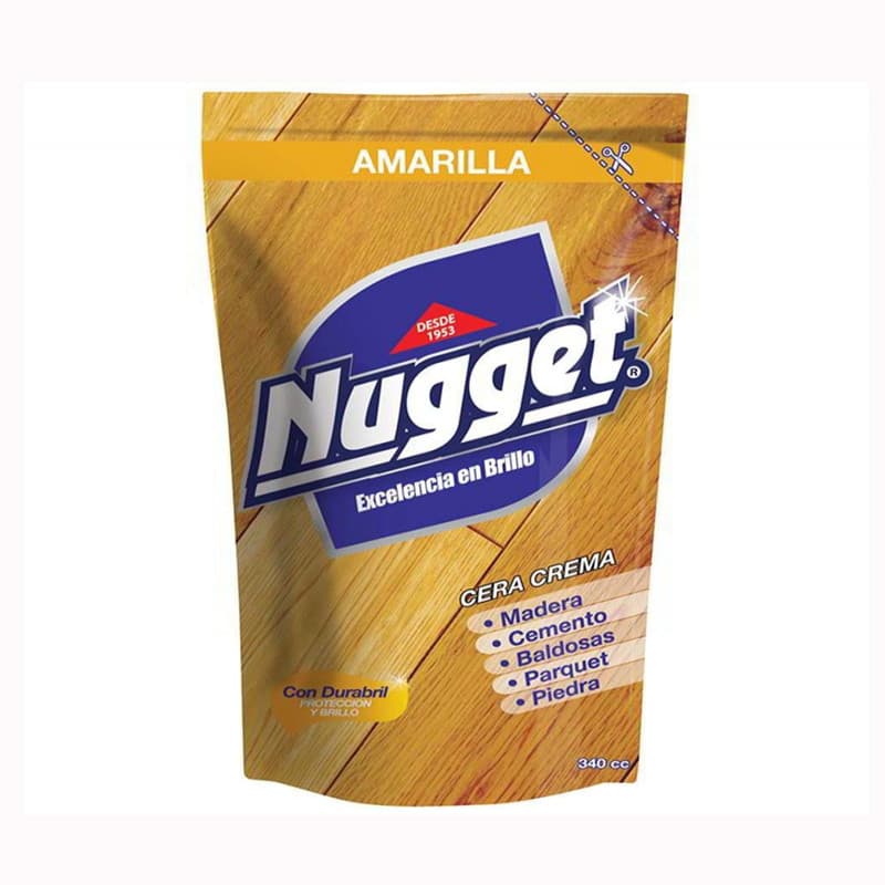 Imagen de CERA NUGGET CREMA AMARILLA DOYPACK 340CC