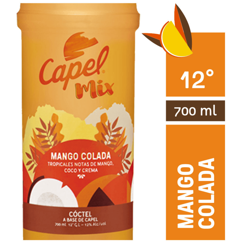 Imagen de PISCO CAPEL MIX MANGO COLADA 700CC