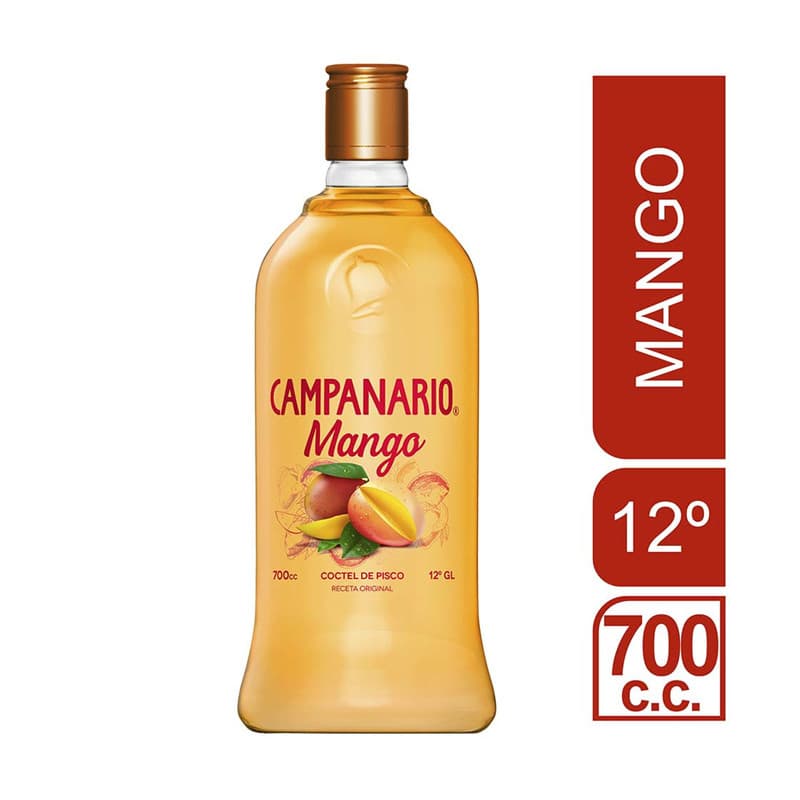 Imagen de PISCO CAMPANARIO SOUR MANGO 700CC