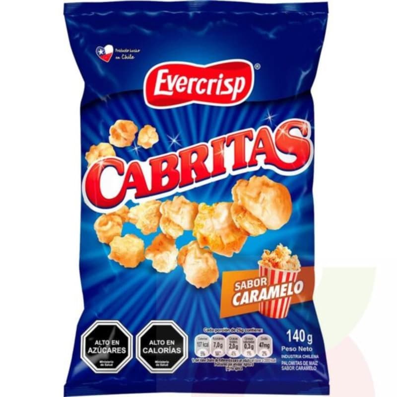 Imagen de CABRITAS CARAMELO EVERCRISP SABOR CARAMELO 140 GRS