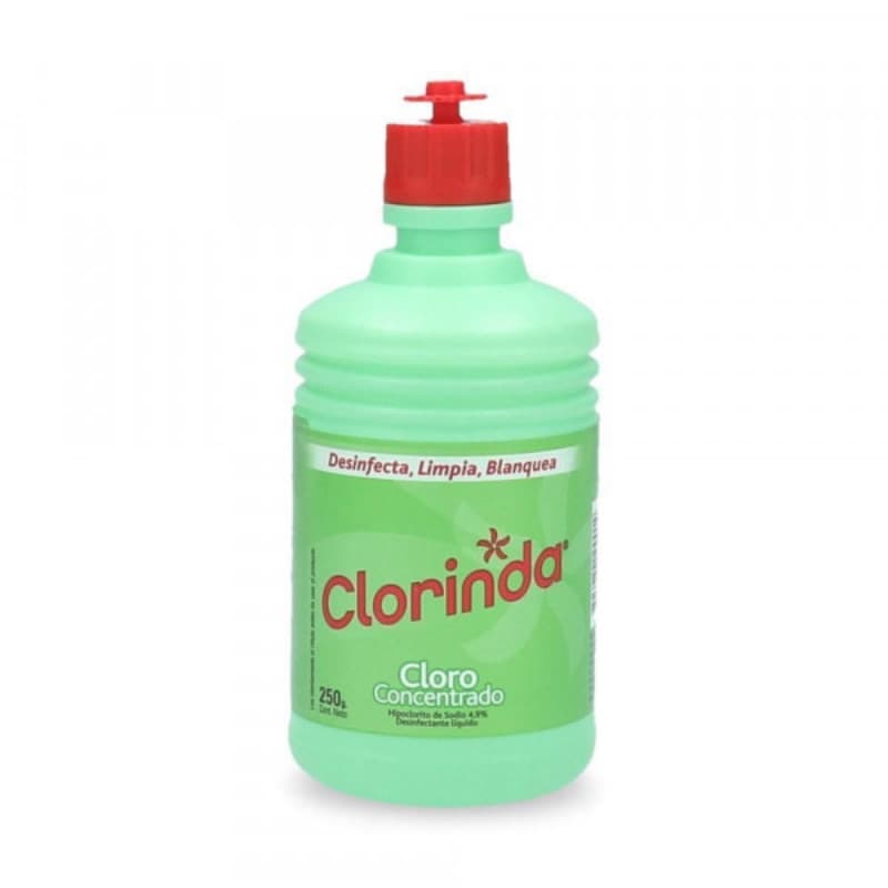 Imagen de CLORO CONCENTRADO CLORINDA 250CC