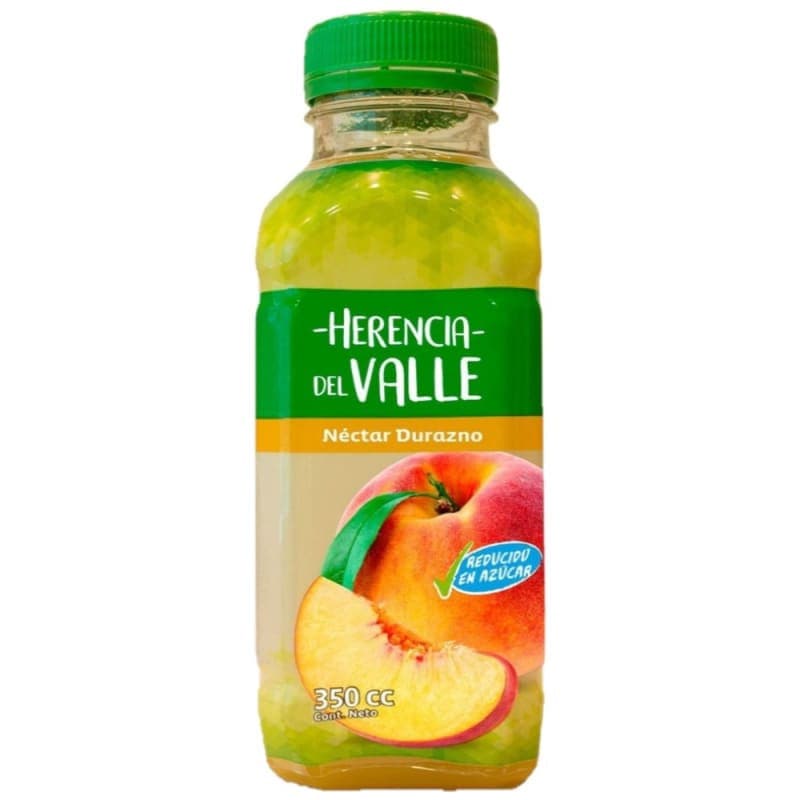 Imagen de NECTAR HERENCIA DEL VALLE DURAZNO 350CC DESECHABLE