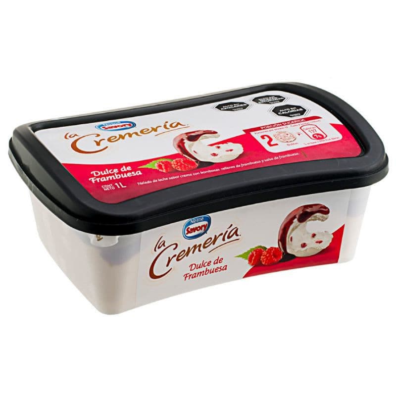 Imagen de HELADO SAVORY LA CREMERIA DULCE DE FRAMBUESA 1 LT
