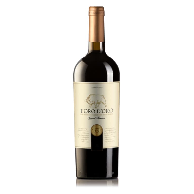 Imagen de VINO TORO D ORO GRAN RESERVA CARMENERE/CAB SAUV 750CC