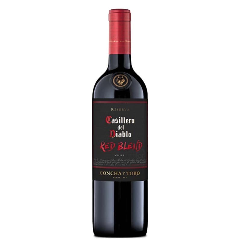 Imagen de VINO CASILLERO DEL DIABLO RED BLEND 750CC SYRAH 70%, CABERNET 30%