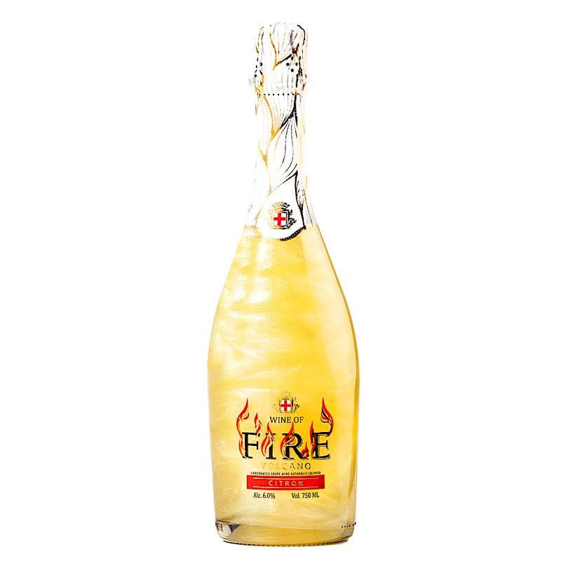 Imagen de ESPUMANTE WINE OF FIRE VOLCANO CITRON 6° 750CC