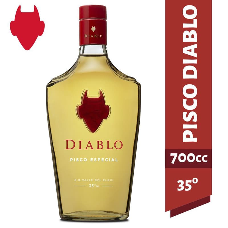 Imagen de PISCO ESPECIAL DIABLO 35° 700CC