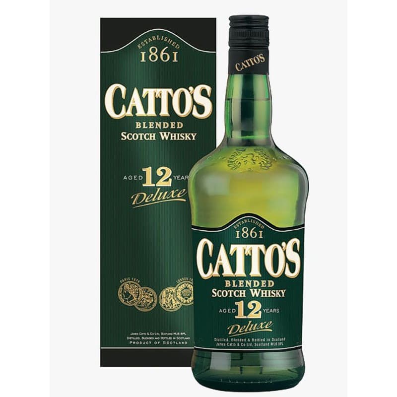Imagen de WHISKY CATTOS BLENDED ESCOCES 12 AÑOS 750CC