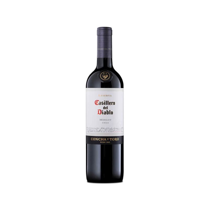 Imagen de VINO CASILLERO DEL DIABLO MERLOT 750CC